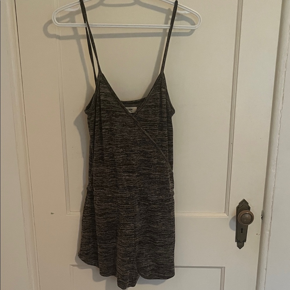 TNA Charcoal Gray Romper